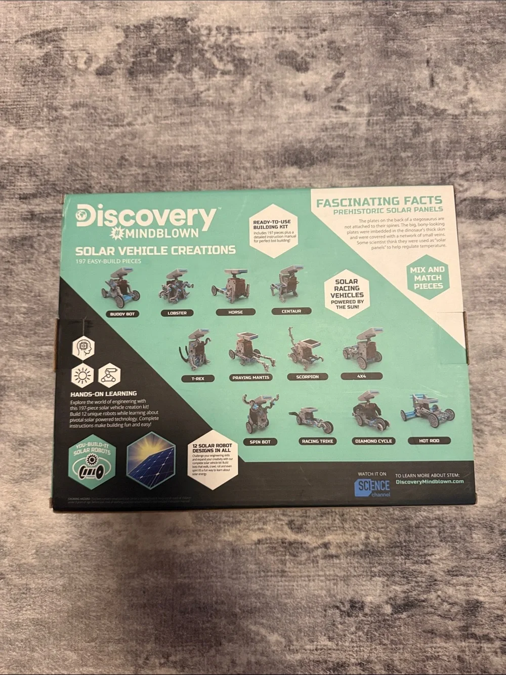 Discovery Solar Vehicle Creations Kit - Blue and Silver
